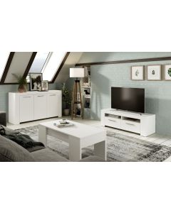 Ambit mobile tv 2 ante bianco artik cm 74x138x60